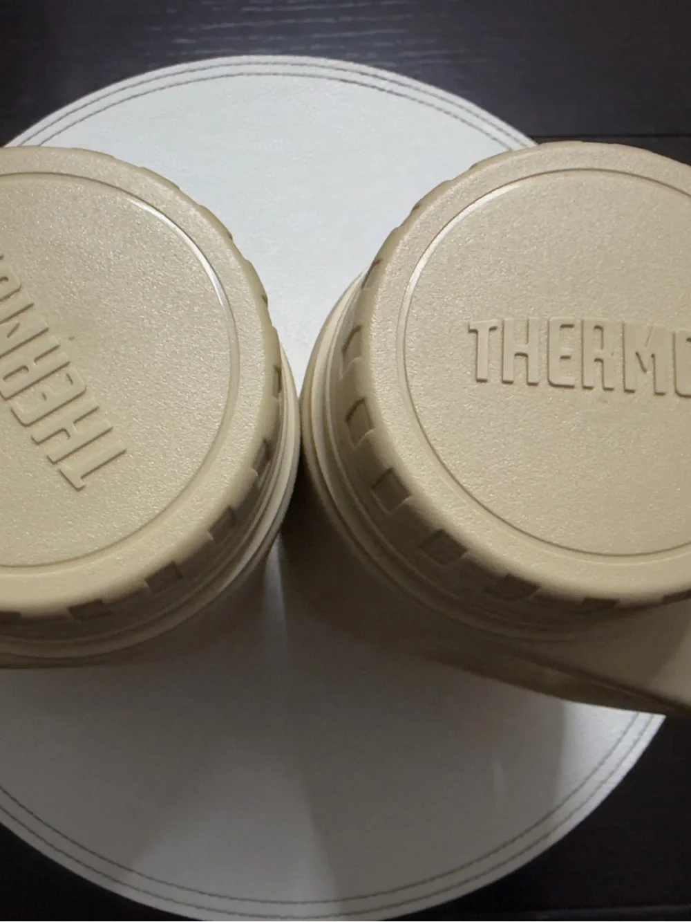 1980s Retro Vintage Thermos 4215 Soup/ Coffee Travel Mug Matching set of 2
